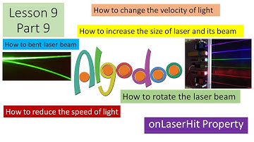 OnLaserHit: Step by Step Script Menu Tutorial | Algodoo || Lesson 9 | Part Nine