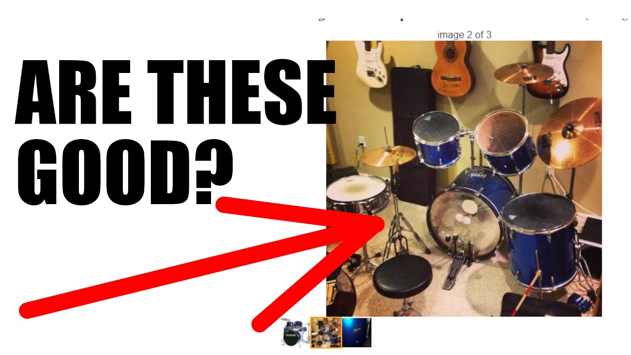How To Buy A Used Drum Set for Under 500! Complete With Cymbals