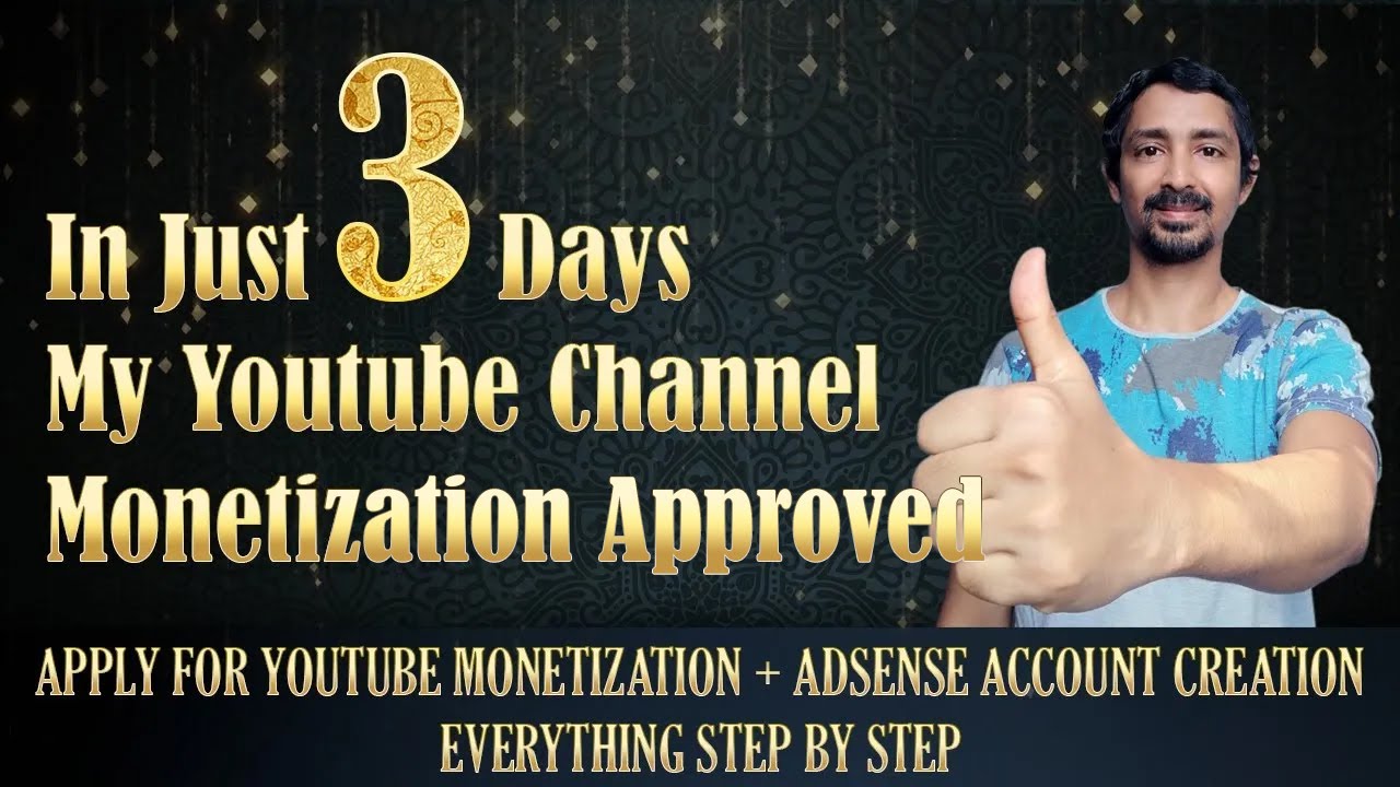 How To Apply For Monetization On YouTube I How To Create AdSense ...