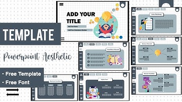 PART#14 | AESTHETIC PPT | TEMPLATE PPT AESTHETIC | TEMPLATE PPT SIDANG SKRIPSI | HYPERLINK & ANIMASI