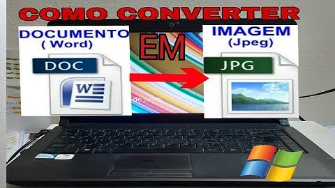 converter word em jpeg (imagem) sem instalar programas! 2023