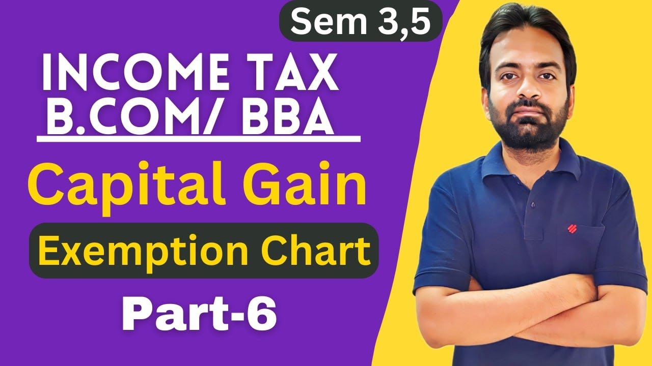 Capital gain exemption under section 54, 54B, 54D, 54EC, 54F, 54G, 54GGA, 54GB