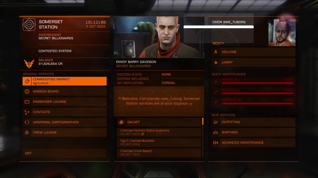 Elite Dangerous The Dweller + CG YouTube