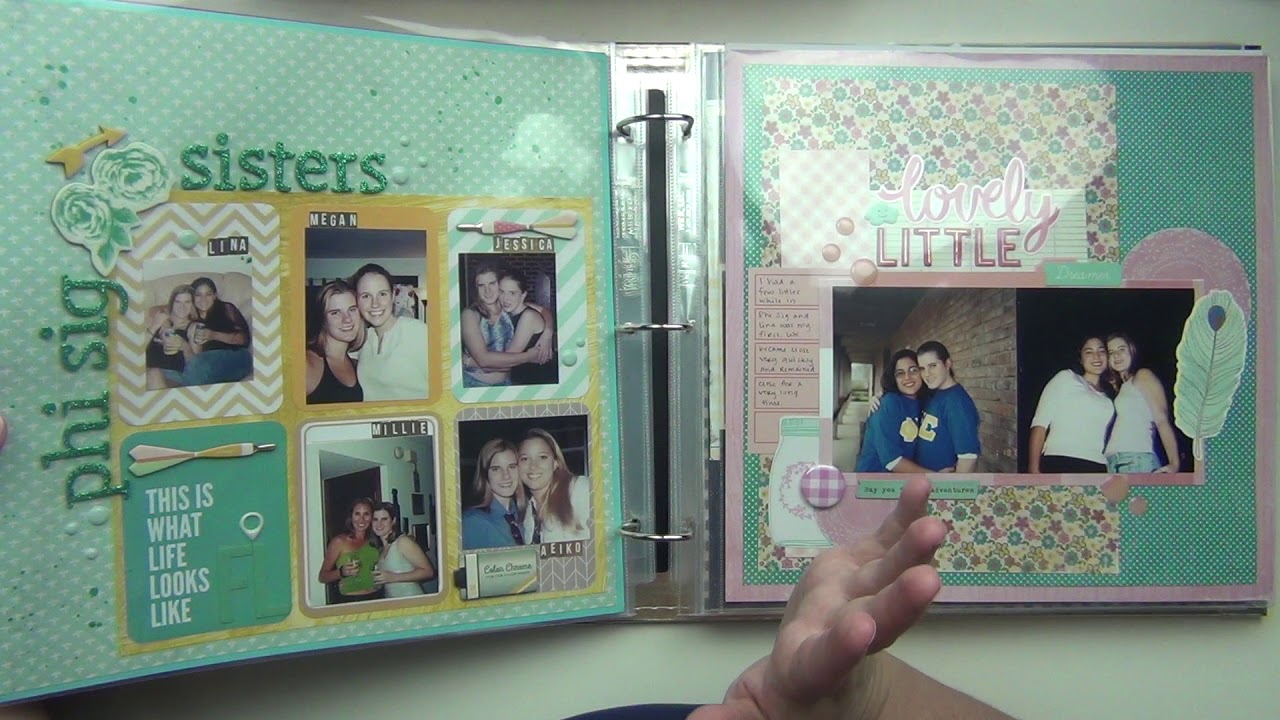 Personalized Sorority Scrapbook or Photo Album