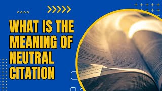 What is neutral citation LU-60