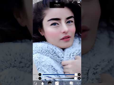 turkish song hindi makeup girl video #shorts #whatsappstatus #beautiful #youtube ibis paint x