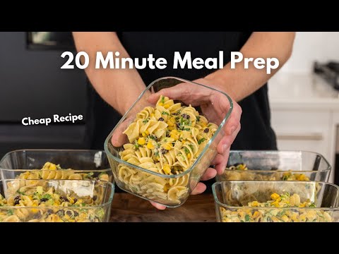 Quick Meal Prep For The Week  Street Corn Pasta Salad Meal Prep Less Than 750 Calories
