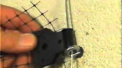 Bird Netting Installation Demonstration