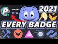 How to get All Discord Badges 2021