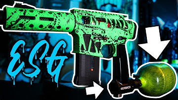 I Built a PAINTBALL GUN For AIRSOFT | Monk Customs ESG Speedsoft Build Guide