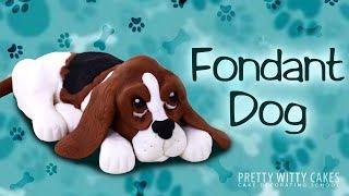 beagle fondant