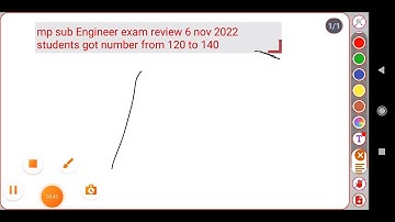 mp sub Engineer exam review 6 nov 2022