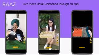 New way to sell online - Live Video Shopping using Baaz app screenshot 3