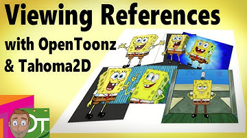 Viewing references with OpenToonz & Tahoma2D