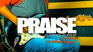 Praise Lead Guitar Tutorial + Tabs & HX/Helix Presets #praise #elevationworship #worshipcover