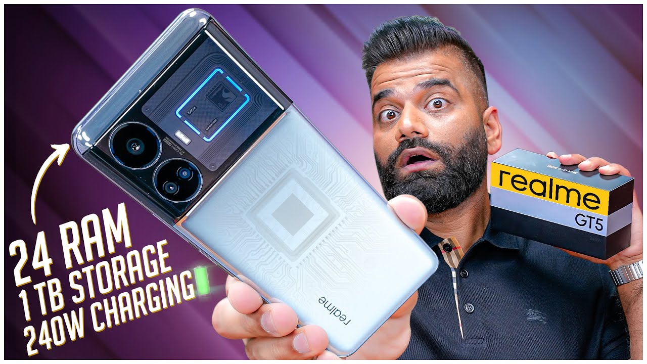 The Most Powerful GT Phone - Realme GT5 Unboxing - 24GB RAM, 1TB Storage,  240W Charging🔥🔥🔥 