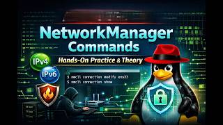 Linux Networking Manager (RHCSA) FULL Guide — nmcli, IPv4/IPv6, firewalld (Exam Ready!)