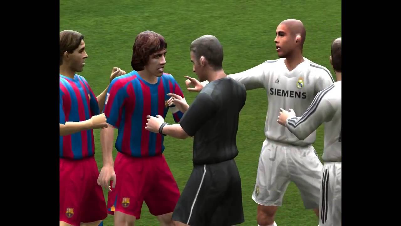 FIFA 06 Barcelona Vs Real Madrid Gameplay