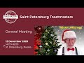 128th meeting of st petersburg toastmasters club 12 december 2020