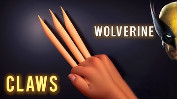 Easy Paper Wolverine Claws Origami Tutorial | Wolverine Claws - Unleash Your Inner Mutant! X-MEN