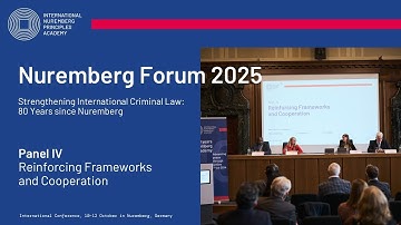 Nuremberg Forum 2025 – Panel IV