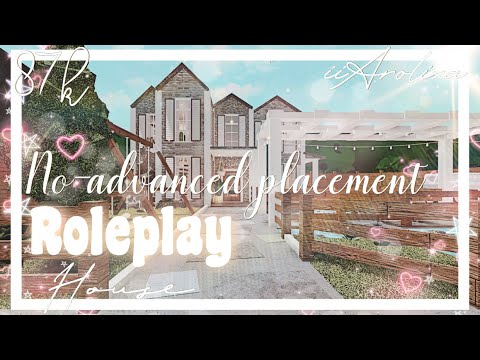 Bloxburg No Advanced Placement Roleplay House 82k Youtube - roblox bloxburg house no advanced placing