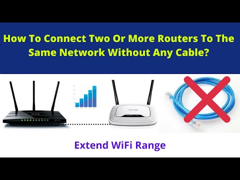 How To Connect Two Routers Without Cable To Extend WiFi Range Wireless | WISP Client Router Mode