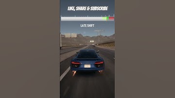 Audi R8 vs BMW M5 | EPIC Drag Race in NFS Payback #shorts | Crash | #audi #bmw #dragrace #automobile