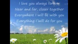 Donna Lewis - I Love You Always Forever (Lyrics)