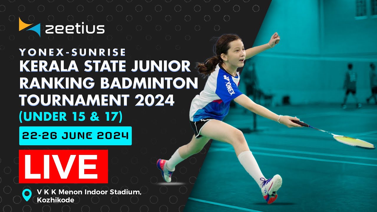 DAY 3 - COURT 2 - KERALA STATE JUNIOR (Under 15 & 17) RANKING BADMINTON ...