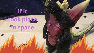 Godzilla if it took place in space (STOP MOTION)