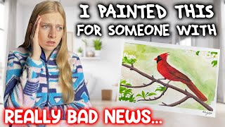 Making Art for a Sad Reason... || Art with Alyssa