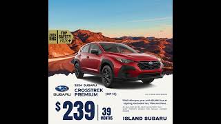 Island Subaru New Specials! | #WRX #Crosstrek #Forester #Outback