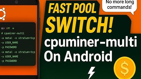 Switch Mining Pools Fast on Android! cpuminer-multi + UserLAnd Nano Trick