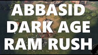 AoE 4 Build Orders - the Abbasid Dark Age Ram Rush!