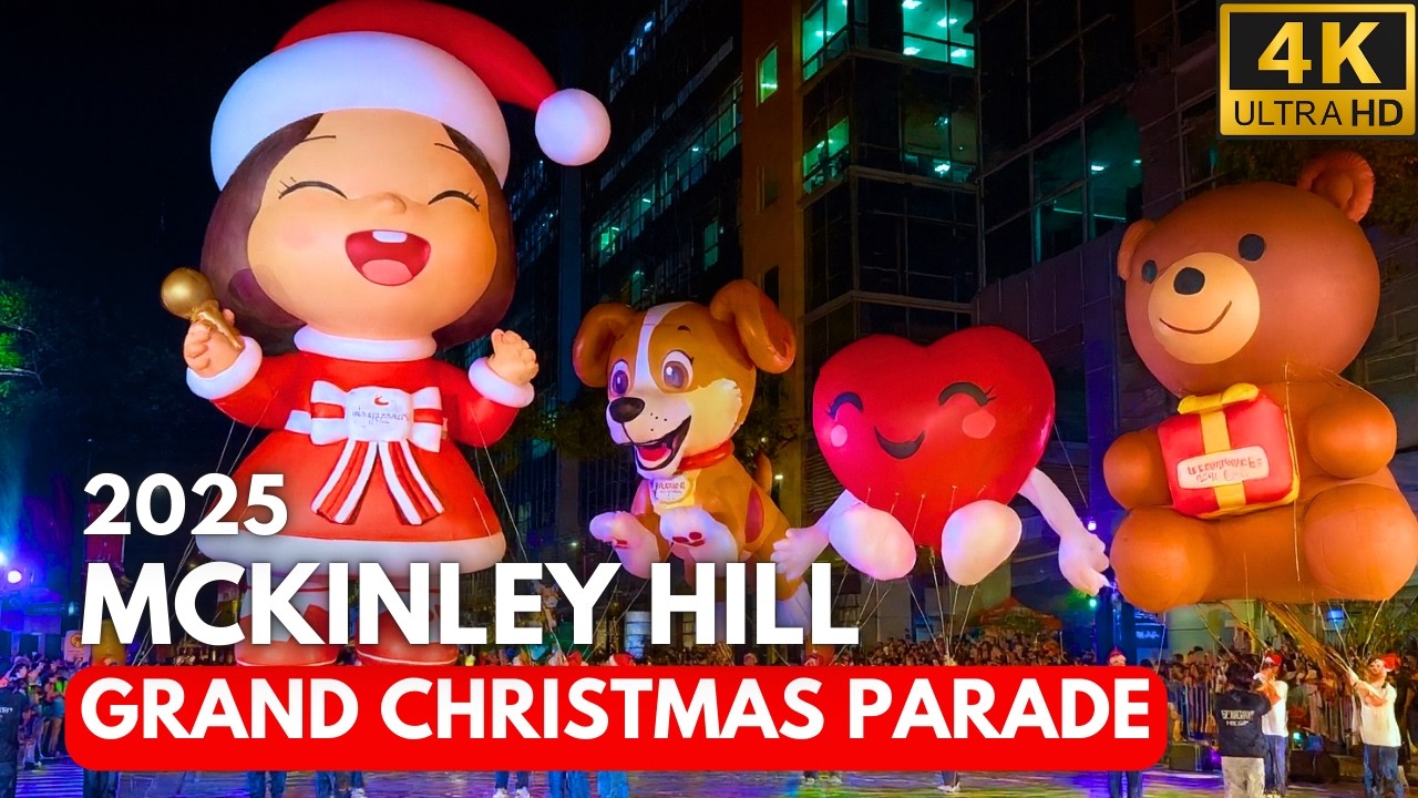 McKinley Hill Grand Christmas Parade 2025 | Full Front Row Show | Taguig Philippines [4K]