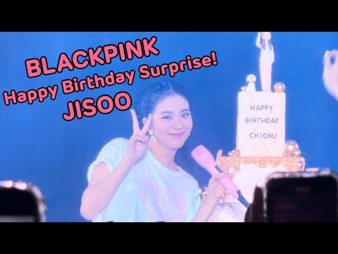 BLACKPINK - Born Pink World Tour THAILAND - JISOO Birthday Surprise! & Photo Time - 07/01/23 Day 1