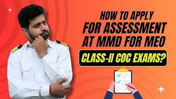 How do I apply for assessment at MMD for the MEO Class-II examination?