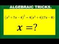 This Trick Will Help You In Solving Algebra | Can You Solve This? | Algebra Tricks You Need To Know