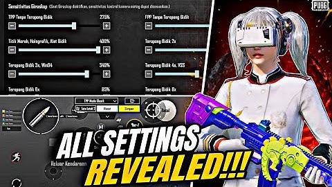 PUBG MOBILE BEST SETTINGS & SENSITIVITY🔥COPY & USE+CODE☑️ PUBG ZERO RECOIL SENSITIVITY