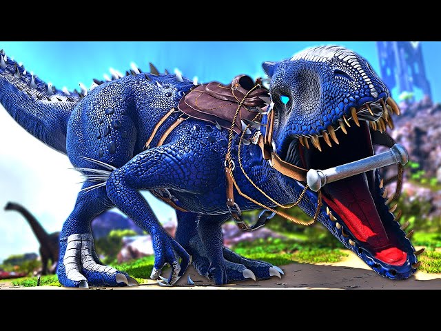 This CELESTIAL INDOMINUS REX MELTS DINOSAURS with FIRE! | ARK MEGA Modded #36