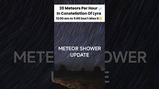 This Meteor Shower Is Happening Right Now 🌠 #meteorshower #meteorite