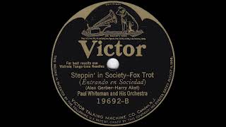 1925 Paul Whiteman - Steppin' In Society