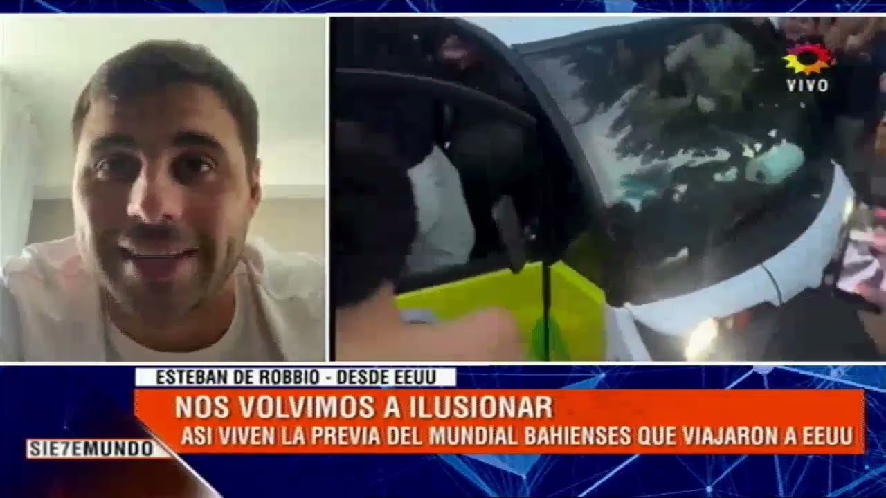 Locos por la selección Así vivien laprevia los bahienses que fueron a ver el mundial
