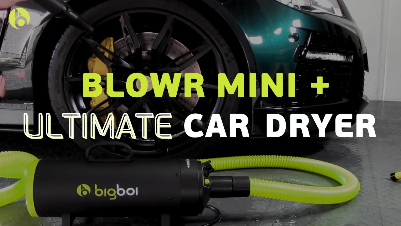 Bigboi BlowR Mini Plus Double Moteur - Souffleur sécheur pour voiture - CROP