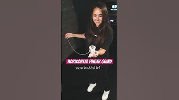 How to do Horizontal Finger Grind yoyo trick #yoyo #tutorial #jojo