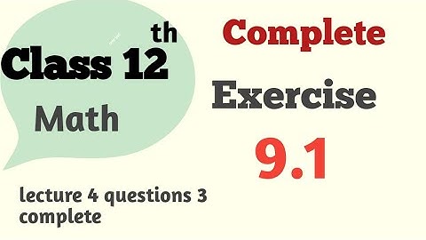 Write the equation of Parabola| Conic section 2| Exercise 9.3 Question 3