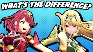 What&#39;s the Difference between Pyra and Mythra? (SSBU)