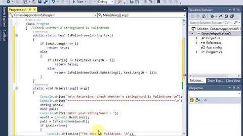 C# Check whether a string is Palindrome