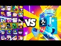 ASH VS TÜM KARAKTERLER ! YENİ ÇÖP ŞÖVALYESİ - Brawl Stars